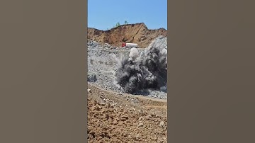 how to break hard rock without blasting #automobile #gas #mining #rockblasting #landslide