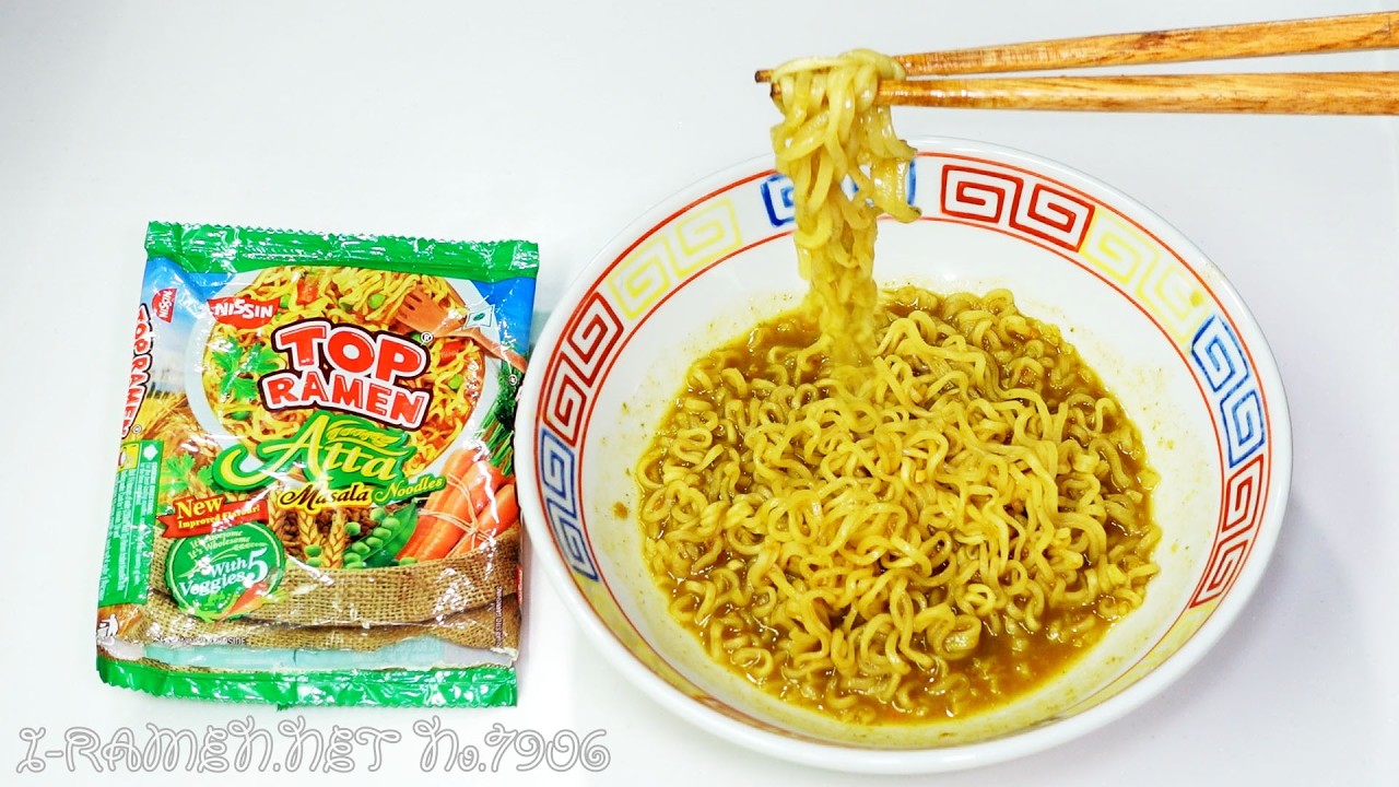 麺ページ No.7906 Nissin Foods (India) Top Ingredients Atta Masala Noodles