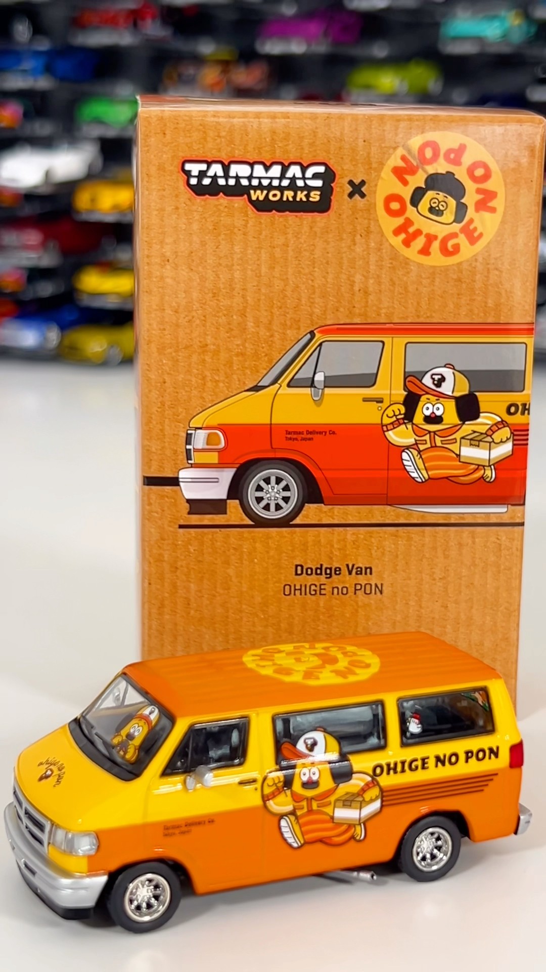 Tarmac Works × OHIGE no PON – Dodge Van | Unboxing & 1:64 Showcase