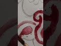 Goodess Durga Painting with Sindoor (Vermillion) #shorts #viralshorts #viral  #durgapainting #durga