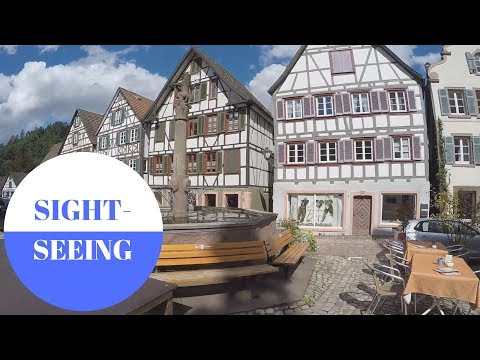 SIGHTSEEING in Schiltach in Black Forest in GERMANY