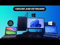 How to control 2 PC with one Mouse and Keyboard