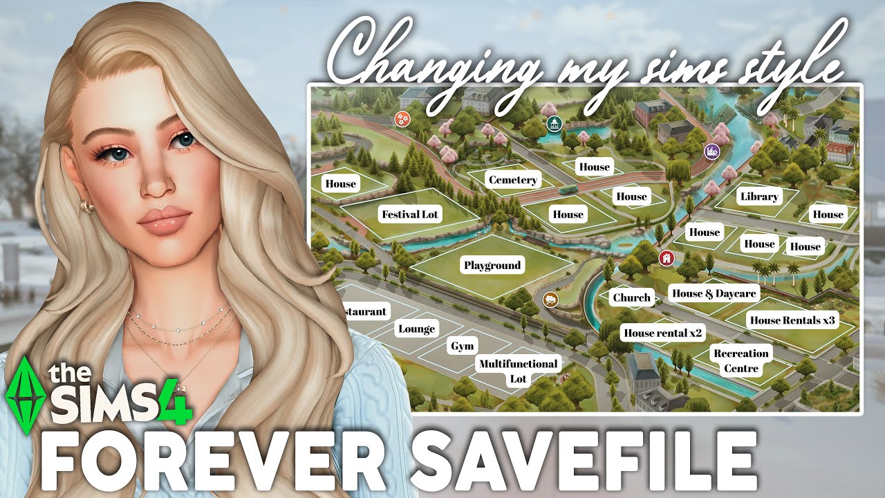 I'M BACK! So let's change my Sims Style in my Sims 4 Forever Savefile!✨