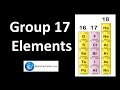 Periodic Table Group 17 Name