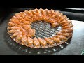 長男がサーモンの切り身を綺麗に調理してくれました。