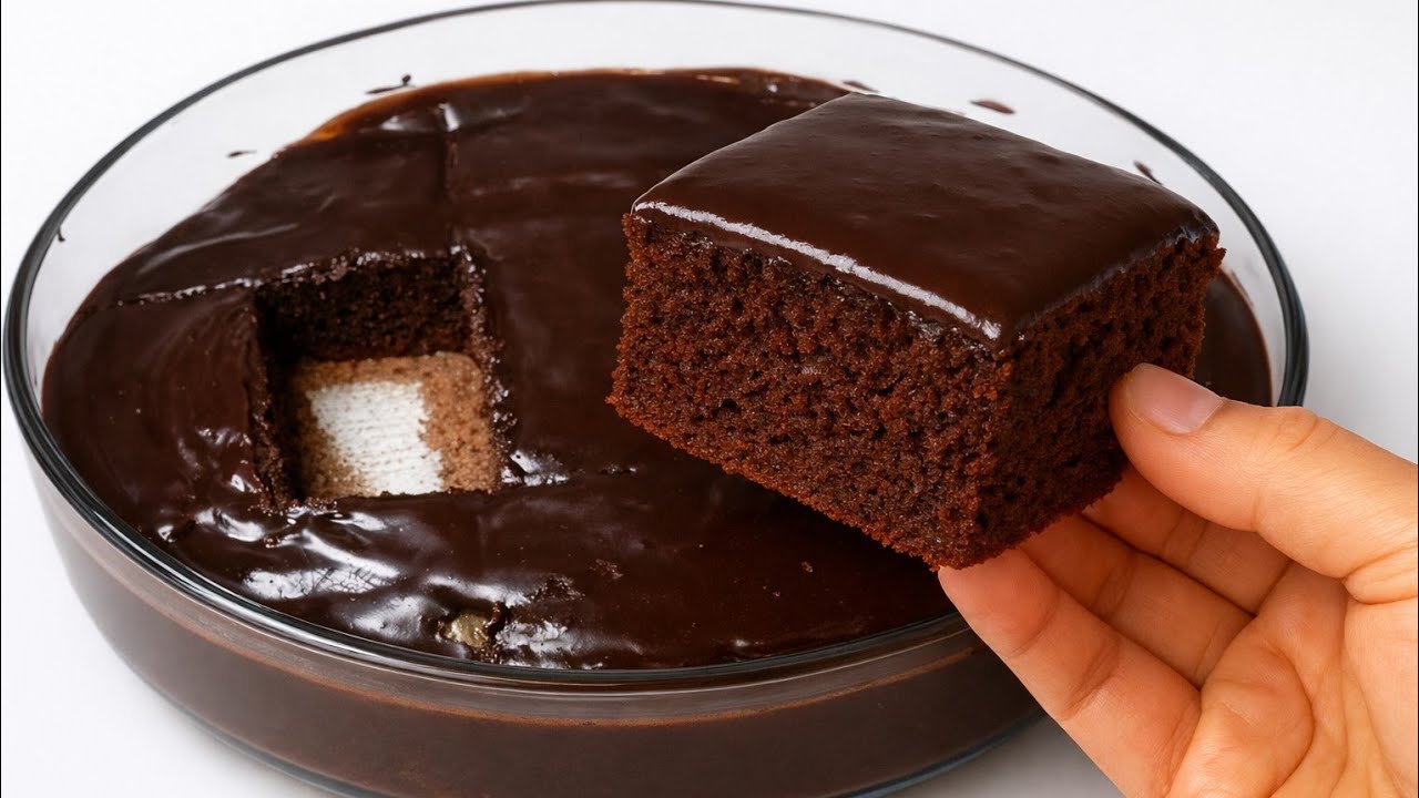 أسهل كيكة شوكولاتة هشة ومرتفعة من أول مرة 🍫 سر يخليها طريه وأطعم من الجاهزة‼️