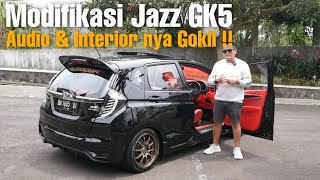 MODIFIKASI HONDA JAZZ GK5 BUAT HARIAN , AUDIO & INTERIOR NYA GOKIL BOSKU !!