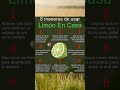 8 Maneras De Usar Limón En Casa #shorts