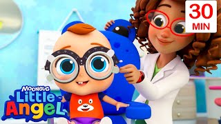 Let's Go To The Eye Doctor!👓| Little Angel | Community Corner 🌸| Kids Sing and Play