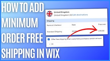 How to Add Minimum Order Free Shipping in Wix [Quick Guide]