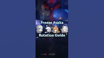 Freeze Ayaka ft. Escoffier Rotation Guide (Ayaka/Furina/Escoffier/Shenhe)