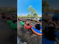 Wahana air river tubing yg aman utk keluarga di pekalongan #rivertubing #pekalongan #wisatajateng