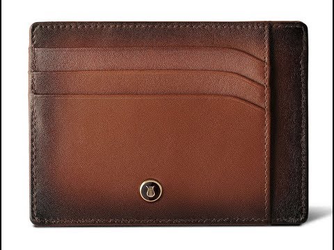 Lapis bard mens wallet/Ducorium Credit Card Sleeve
