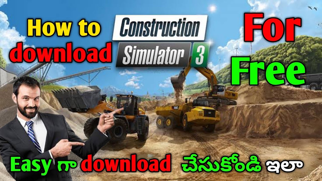 How to download construction simulator 3 for free 