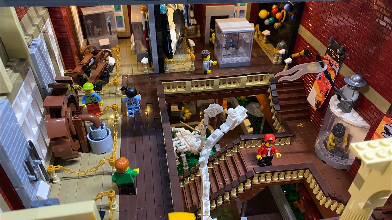 Mega  Fortschritt am Museum |Lego Klemmbaustein Stadt Baustein