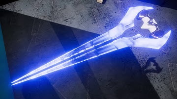 Simple Halo Energy Sword made with Unity