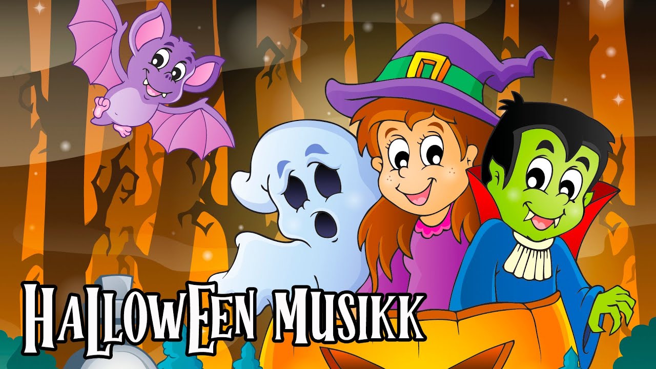 Halloween Musikk Spilleliste for Barn 🎃 Skumle Instrumentale Sanger Mix 👻 Trick or Treat Stemning