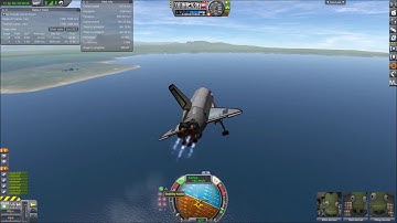 Kerbal Space Programme - Shuttle launch, orbit and land (Not Clickbait ;) )
