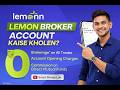 Lemon Broker Account Opening 2026 🔥 | 0₹ Charges? Full Process in Hindi @SmartMoneyLab-b1t