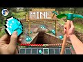 Minecraft in Real Life POV - REALISTIC MINE in Realistic Minecraft RTX Texture Pack 創世神第一人稱真人版