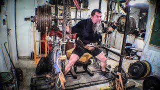 Max Effort Powerlifting! Good Morning, Box Squat, Bench PR!