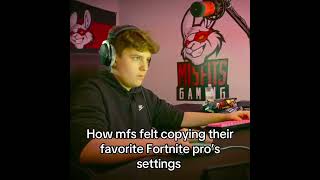 How It Felt Copying Your Favorite Fortnite Pros Settings 😂: