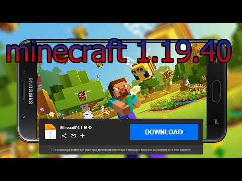 minecraft ultima versão download mediafıre 1.19.40 - YouTube