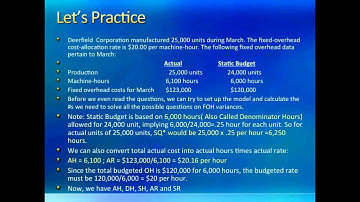 Flexible Budgets & Variance Analysis- Intro to Managerial Accounting- C8- Professor Savita Sahay