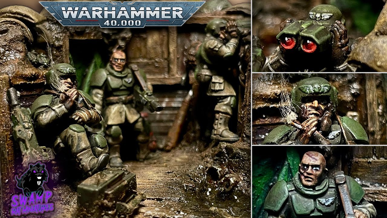 Trench Life - Building a Warhammer 40k Cadian Diorama