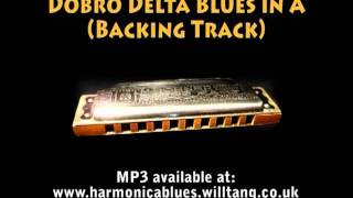 Backing Track - Dobro Delta Blues in A chords