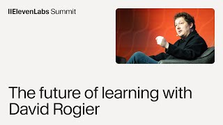 David Rogier at the ElevenLabs Summit