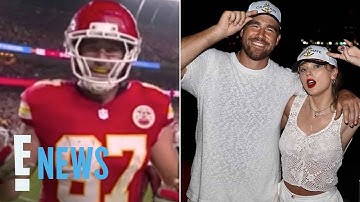 Travis Kelce Celebrates 100th Touchdown With Taylor Swift Gesture | E! News