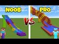 Minecraft NOOB vs. PRO: WATER SLIDE in Minecraft! AVM SHORTS Animation