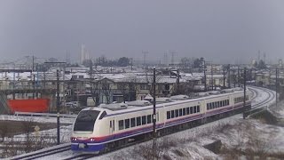 【営業運転開始】E653系1100番台 H-202編成 しらゆき2号(3012M)@2015.3.14