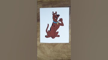 SCOOBY DOO drawing/follow for more/#art #viral #drawing #shots