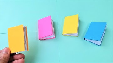 DIY mini book/ BACK TO SCHOOL/Light crafts 456