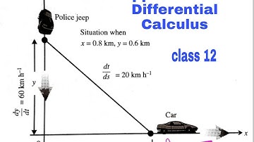 Application of Differential Calculus class12 ex 7.1 q.no.10 ncert  samacheerkalvi police jeep sum