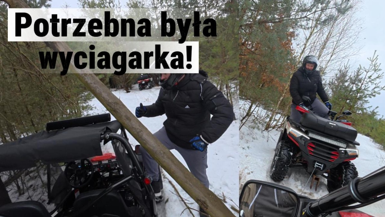 Potrzebna była wyciągarka 💪 #offroad #quad #buggy #humor