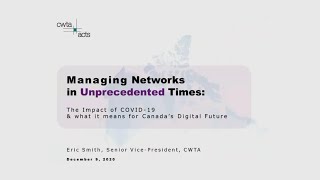 The Role of Telecommunications in Canada’s Economy & the Post-COVID World – Dec. 9, 2020 – (1 of 2)