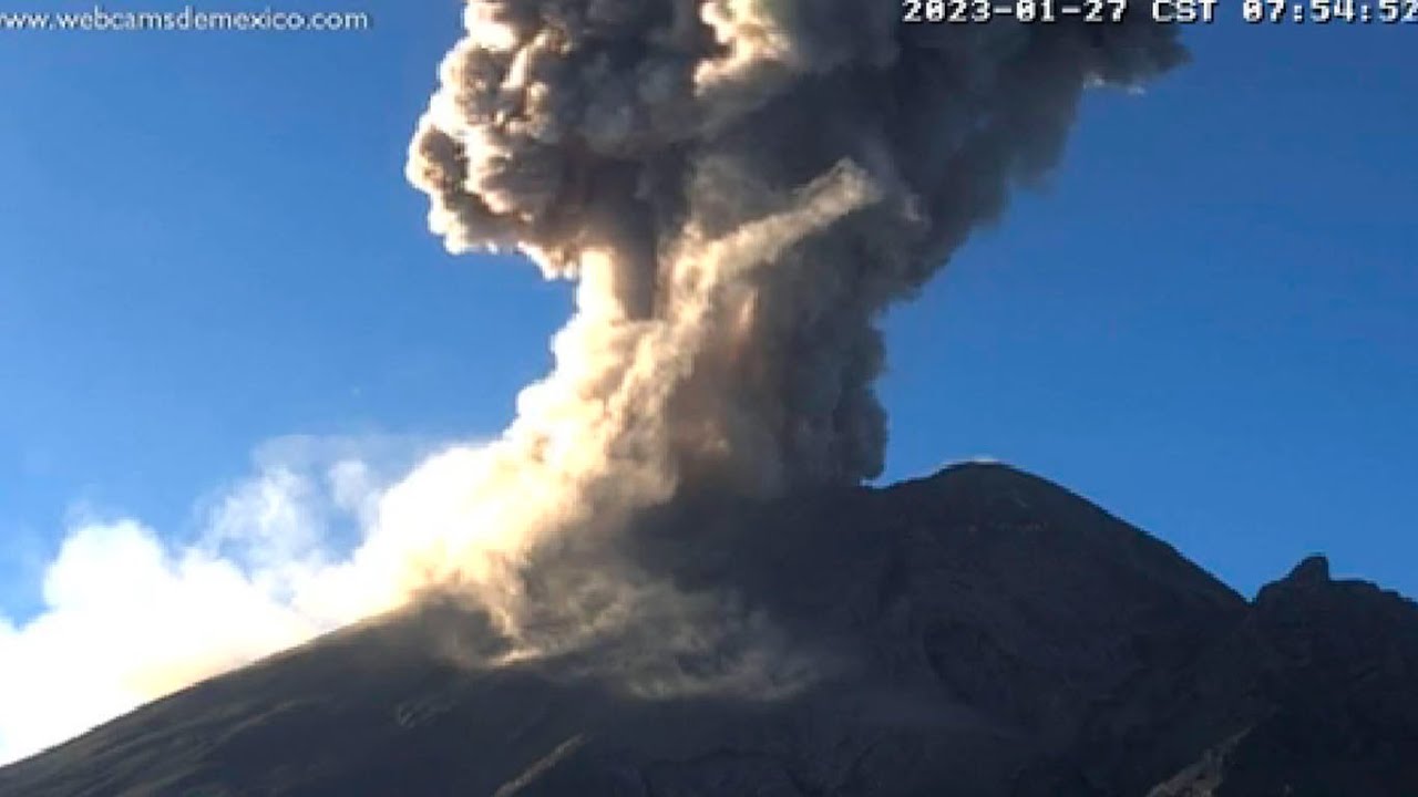 Volcán POPOCATÉPETL EN VIVO | Vista Tlamacas, Estado de México