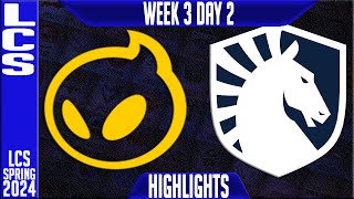 DIG vs TL Highlights | LCS Spring 2024 Week 3 Day 2 | Dignitas vs Team Liquid