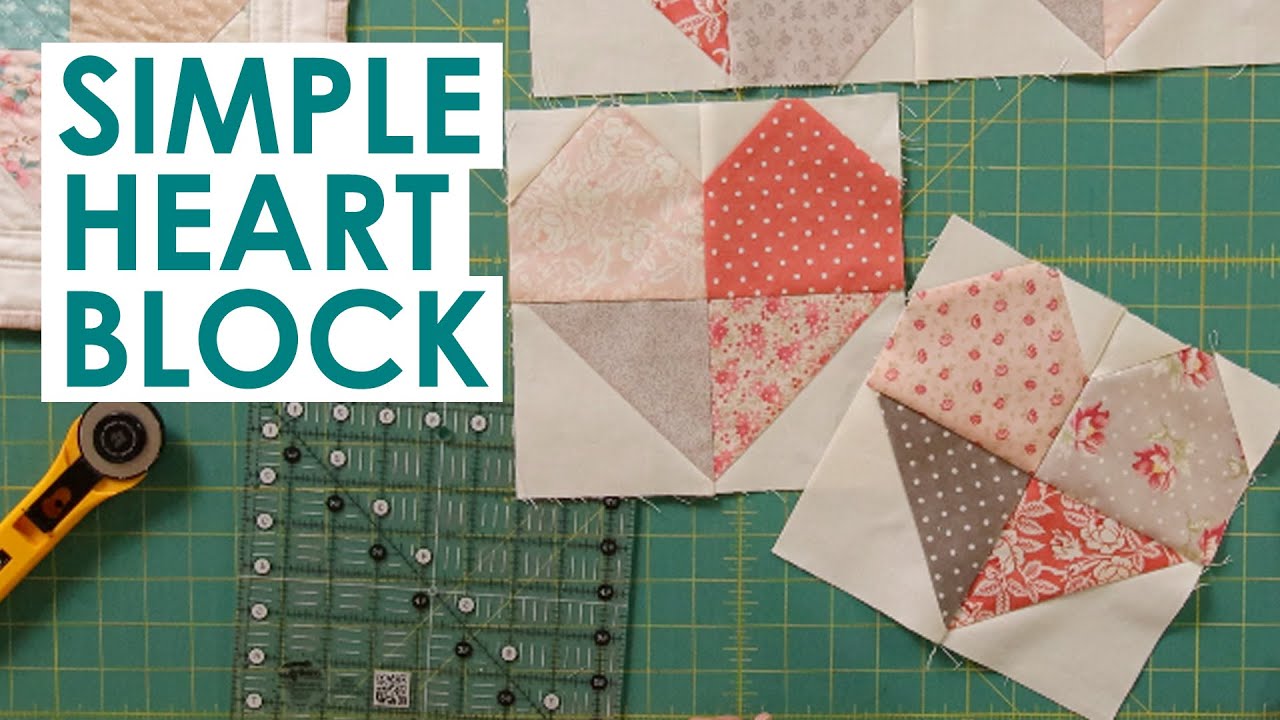 Easy Charm Pack Heart Wall Hanging