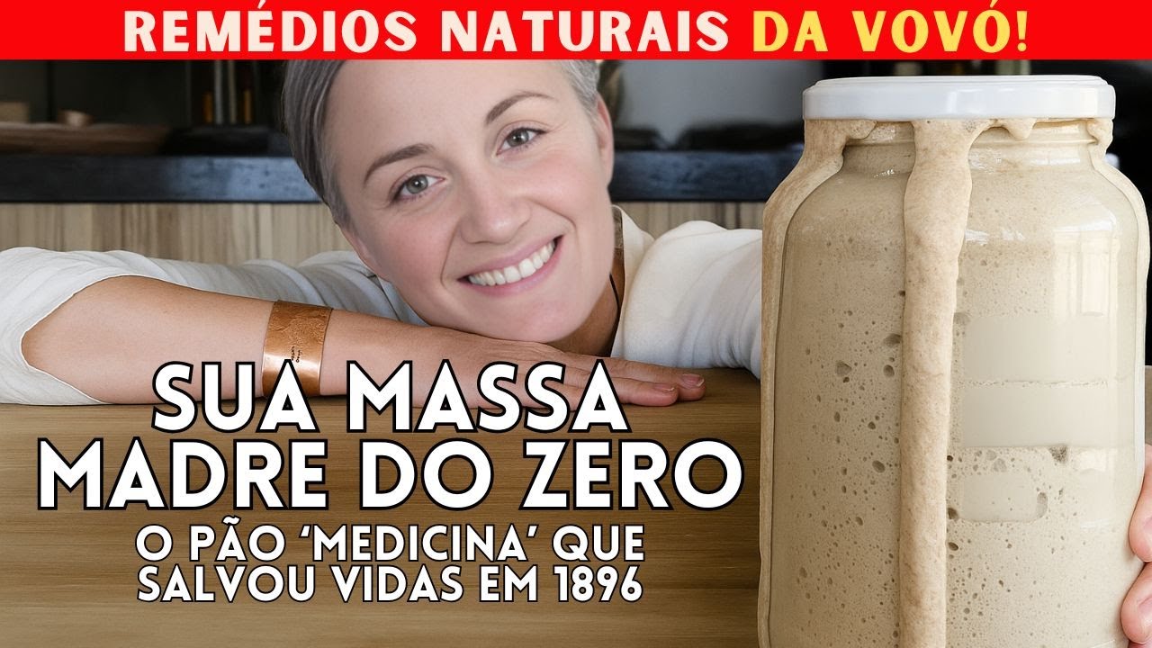 Pão saudável: baixo índice glicêmico! Aprenda a fazer seu fermento natural em 5 dias