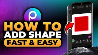 How To Add Shape in Picsart (𝟮𝟬𝟮𝟲) | 100% WORKS | NO Yapping, To The Point! | FAST & EASY screenshot 1