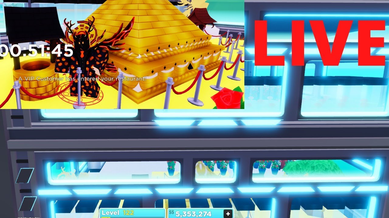 Roblox My Restaurant GOLDEN WISHING WELL (live stream) YouTube