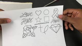 How to tattoo: creating & applying a stencil