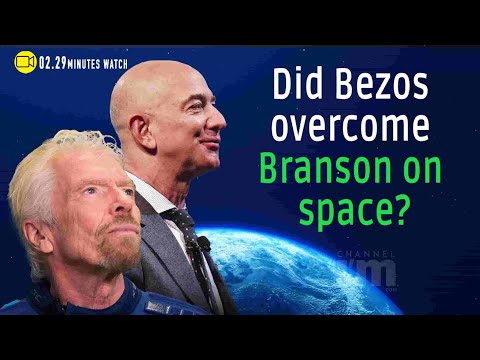 Did Bezos overcome Branson on space?