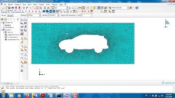 Simple ABAQUS CFD - Air flow simulation
