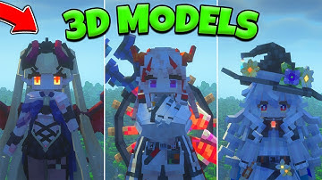 Yes Steve Model – How to Install and Load Custom 3D Character Models in Minecraft!