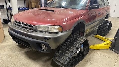 Installing Camso tracks on a Subaru Outback!